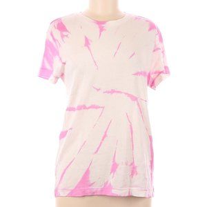 The Elder Statesman Pink Tie Dye Cashmere Top Size M